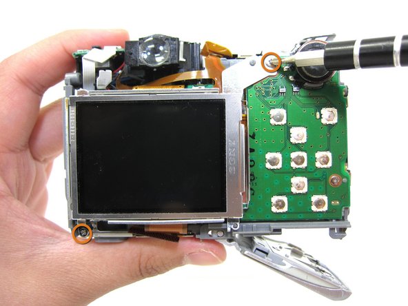 Canon PowerShot A550 LCD Screen Replacement: step 8, image 1 of 1