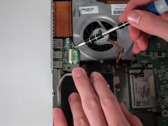 HP Pavilion zd8000 USB Module Replacement: step 33, image 2 of 2