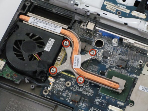 Dell Inspiron E1705 Heat Sink Replacement: step 9, image 1 of 1