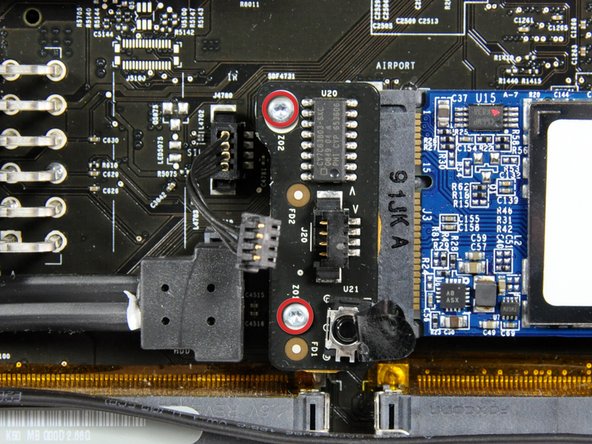 iMac Intel 20" EMC 2266 IR Board Replacement: step 9, image 1 of 1