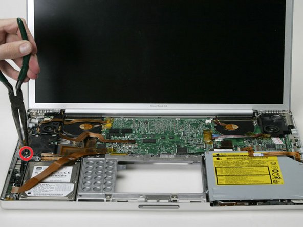 PowerBook G4 Aluminum 17" 1-1.67 GHz Modem Replacement: step 13, image 1 of 1