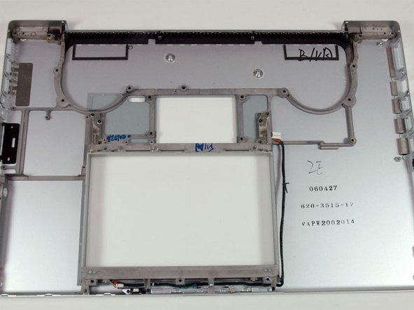 MacBook Pro 17" Models A1151 A1212 A1229 and A1261 Lower Case Replacement: step 41, image 1 of 1