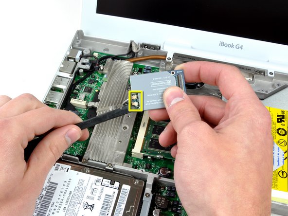 iBook G4 14" 1.42 GHz Display Data Cable Replacement: step 36, image 1 of 1