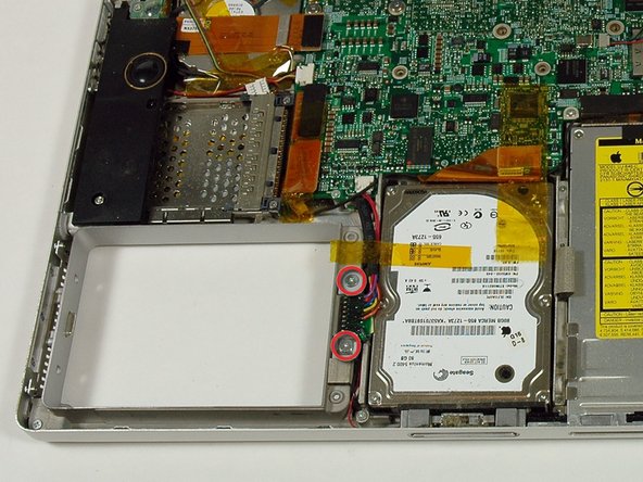 PowerBook G4 Aluminum 15" 1.67 GHz Battery Connector Replacement: step 11, image 1 of 1