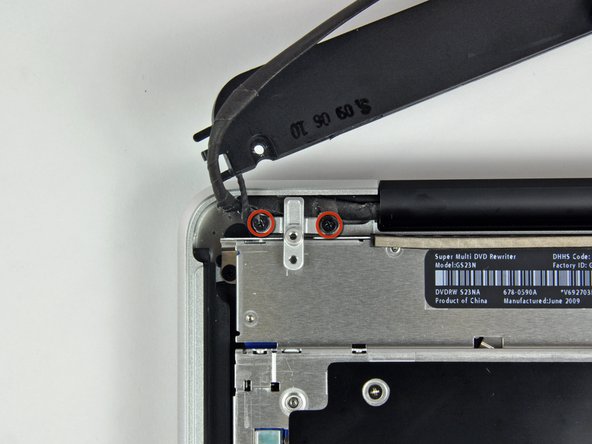 MacBook Pro 13" Unibody Mid 2009 Upper Case Replacement: step 25, image 1 of 2