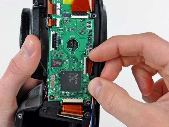 Nikon D70 Rear Cover Assembly Replacement: step 7, image 2 of 2