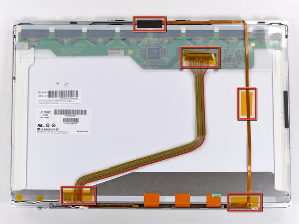 MacBook Pro 17" Models A1151 A1212 A1229 and A1261 LCD Replacement: step 23, image 1 of 1