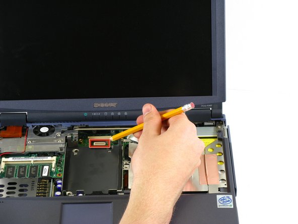 Sony Vaio PCG-F360 Hard Drive Replacement: step 8, image 2 of 2