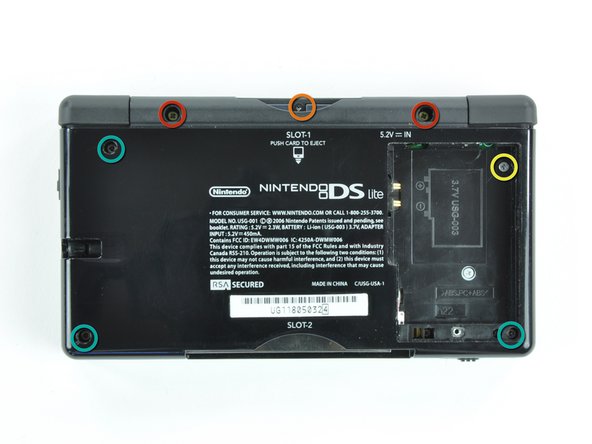 Nintendo DS Lite Lower LCD Replacement: step 4, image 1 of 1