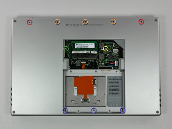 PowerBook G4 Aluminum 17" 1.67 GHz (High-Res) Display Replacement: step 4, image 1 of 1
