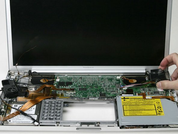 PowerBook G4 Aluminum 17" 1-1.67 GHz Speakers Replacement: step 20, image 1 of 1