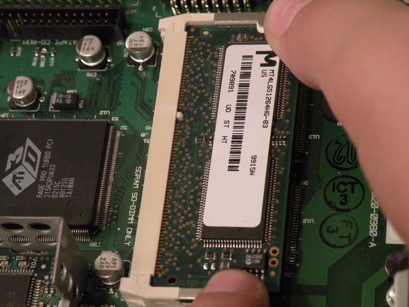 iMac G3 Model M4984 Video Ram Replacement: step 10, image 1 of 3