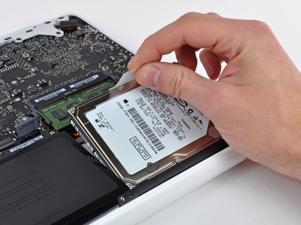 MacBook Unibody Model A1342 Hard Drive Replacement: step 6, image 1 of 3