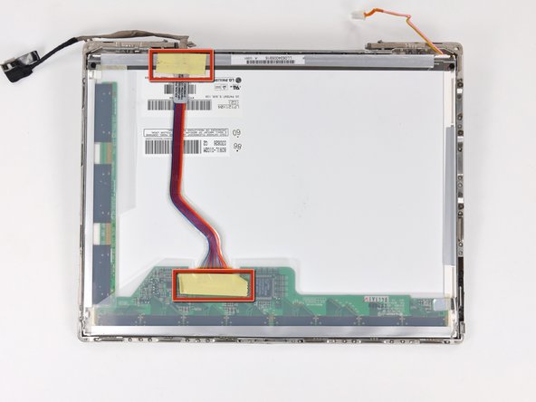 PowerBook G4 Aluminum 12" 1-1.5 GHz Front Display Bezel Replacement: step 76, image 1 of 1