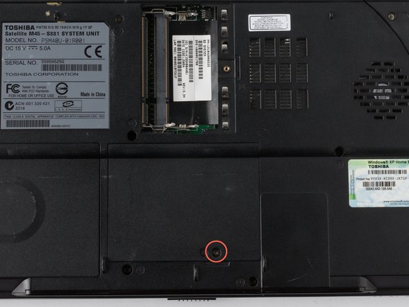 Toshiba Satellite M45 Speakers Replacement: step 3, image 1 of 3