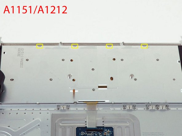 MacBook Pro 17" Models A1151 A1212 A1229 and A1261 Upper Case Replacement: step 20, image 1 of 2
