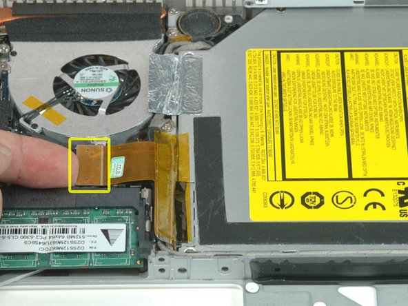 MacBook Core Duo Inverter Cable Replacement: step 15, image 1 of 1