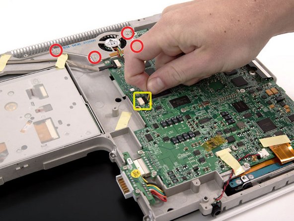 iBook G4 14" 933 MHz-1.33 GHz Heat Sink Replacement: step 38, image 1 of 1