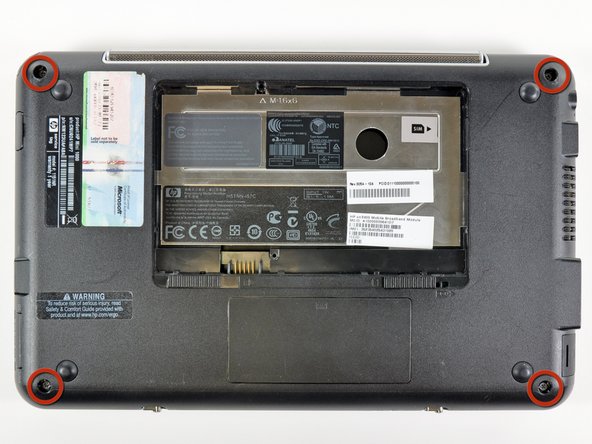 HP Mini 1000 Left Display Hinge Replacement: step 12, image 1 of 1