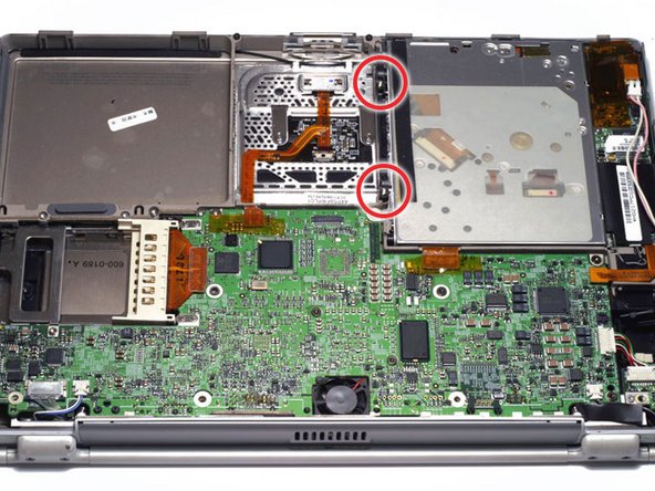 PowerBook G4 Titanium DVI PC Card Cage Replacement: step 14, image 1 of 1