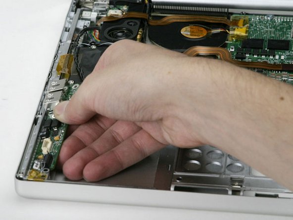 PowerBook G4 Aluminum 17" 1-1.67 GHz Sound Card Replacement: step 18, image 1 of 1