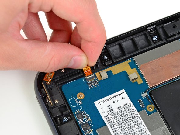 HP TouchPad Control Button Assembly Replacement: step 11, image 2 of 2