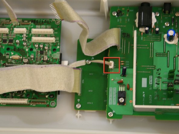 Yamaha YPG-225 Display Replacement: step 10, image 2 of 2