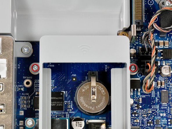 iMac G5 20" Model A1076 Modem Replacement: step 5, image 1 of 2