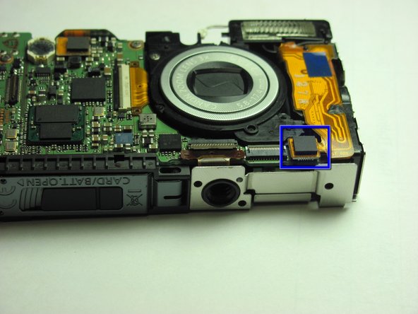 Canon Powershot SD750 Flash Replacement: step 14, image 1 of 2