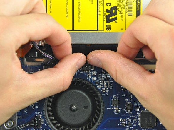 iMac G5 20" Model A1145 Optical Drive Fan Replacement: step 30, image 2 of 2