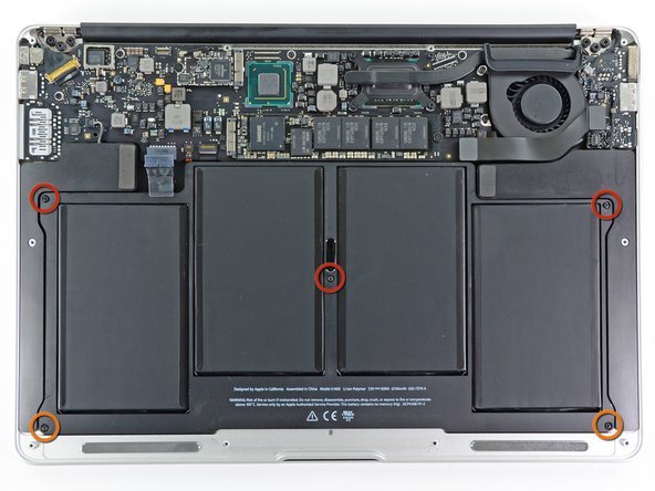 MacBook Air 13" Mid 2011 Right Speaker Replacement: step 4, image 1 of 1