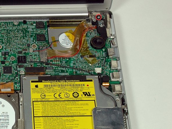 PowerBook G4 Aluminum 15" 1.67 GHz Logic Board Replacement: step 11, image 1 of 1