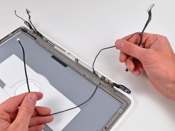 MacBook Unibody Model A1342 Display Data/Camera Cable Replacement: step 30, image 1 of 1