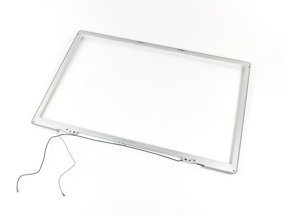 PowerBook G4 Aluminum 17" 1.67 GHz (High-Res) Front Display Bezel Replacement: step 68, image 1 of 1