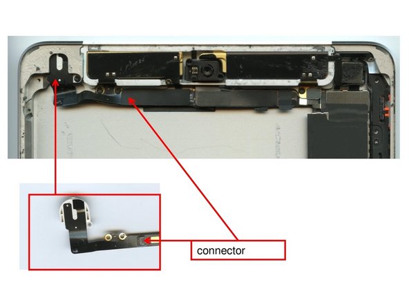 Apple iPad Mini, Removal of headphone jack: step 7, image 3 of 3
