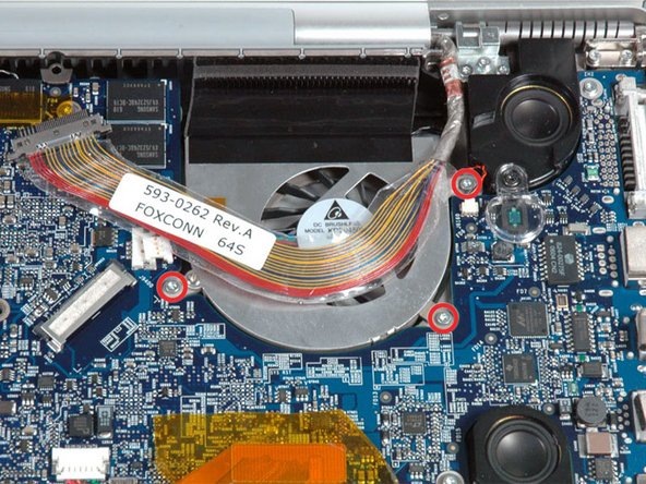 MacBook Pro 17" Models A1151 A1212 A1229 and A1261 Right Fan Replacement: step 12, image 1 of 1