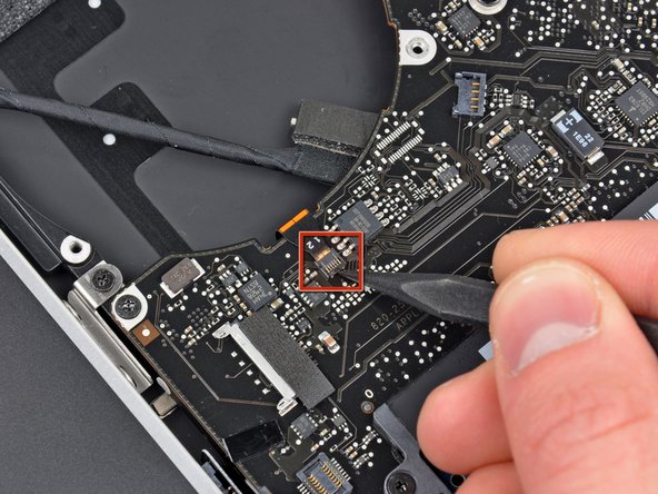 MacBook Pro 15" Unibody Mid 2009 Microphone Replacement: step 23, image 1 of 2