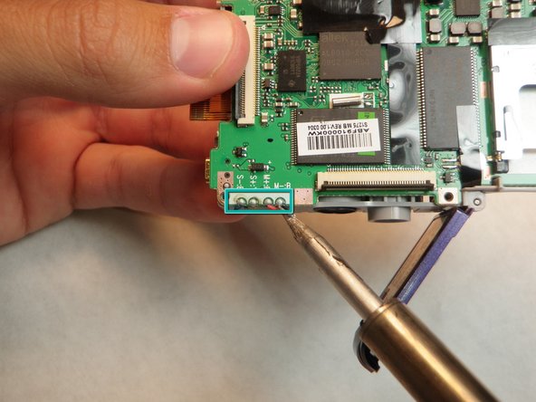 Sanyo VPC S1275 Logic Board Replacement: step 14, image 1 of 1