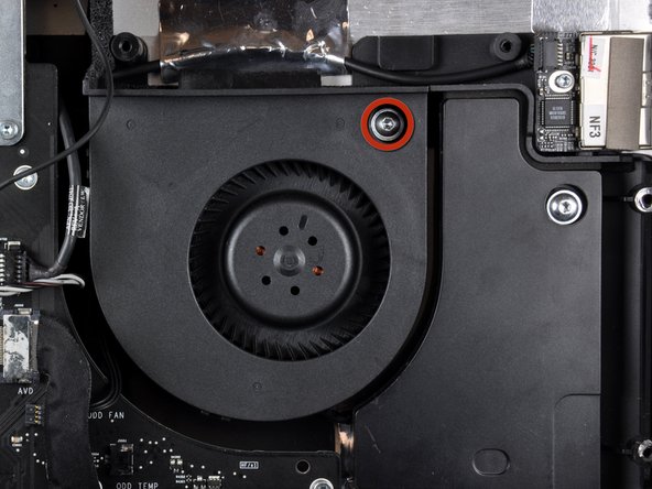 iMac Intel 27" EMC 2309 and 2374 Optical Drive Fan Replacement: step 15, image 1 of 2