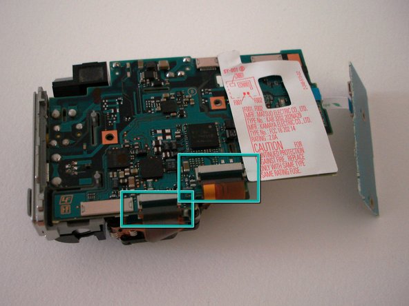 Sony Cyber-shot DSC-W5 Motherboard Replacement: step 15, image 1 of 3