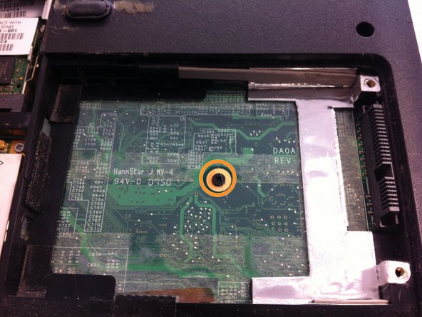 HP Pavilion dv6000 Fan Replacement: step 2, image 3 of 3