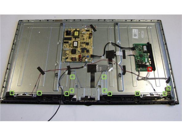 Polaroid P50LED14 TV set, Removal of Metal and Plastic-Parts: step 3, image 1 of 1