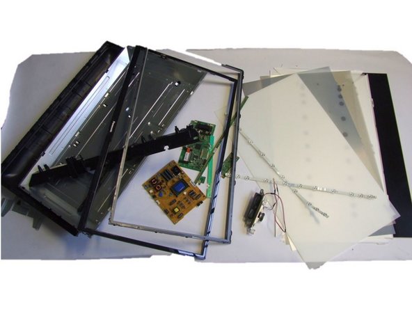 Panasonic TX-32AW304 TV set, TV Dismantling Fractions: step 7, image 1 of 1