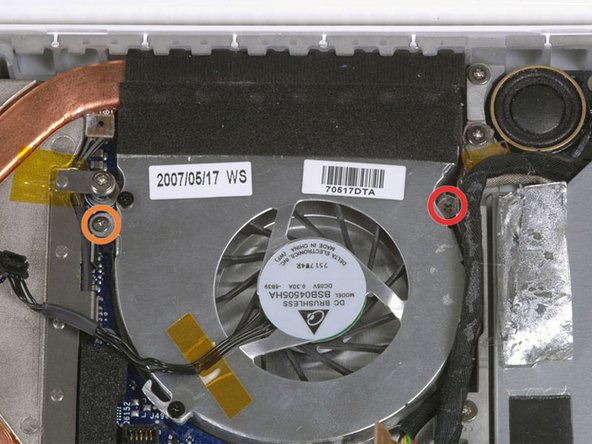 MacBook Core 2 Duo Fan Replacement: step 18, image 1 of 1