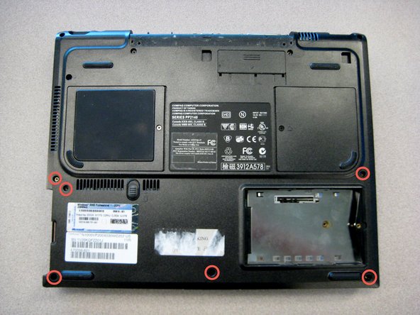 Compaq Evo N1000v Fan Replacement: step 16, image 1 of 1