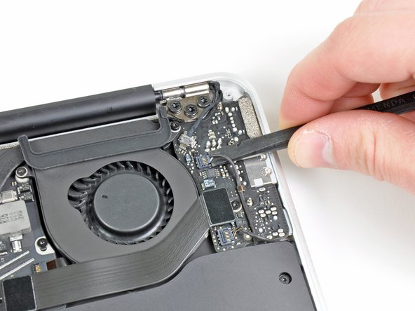 MacBook Air 13" Late 2010 Left Speaker Replacement: step 6, image 1 of 2