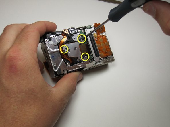 Canon Powershot SD550 Zoom Lens Assembly Replacement: step 10, image 2 of 2