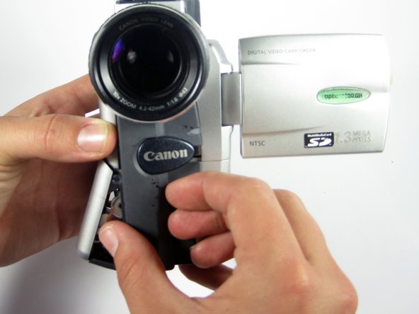 Canon Optura 100MC Speaker Replacement: step 12, image 1 of 2