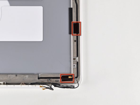 MacBook Unibody Model A1342 Rear Display Bezel Replacement: step 31, image 1 of 1