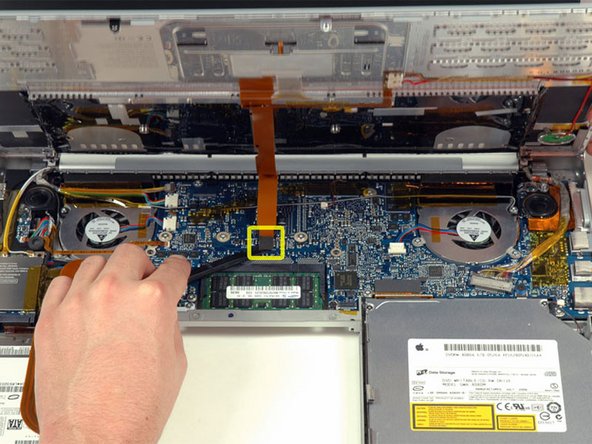 MacBook Pro 15" Core Duo Model A1150 Speakers Replacement: step 10, image 1 of 1